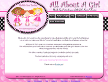 Tablet Screenshot of allaboutagirlspa.com